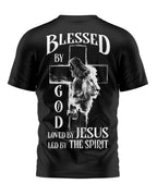 Blessed By God Loved By Jesus Led By The Spirit T-Shirt