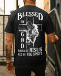 Blessed By God Loved By Jesus Led By The Spirit T-Shirt