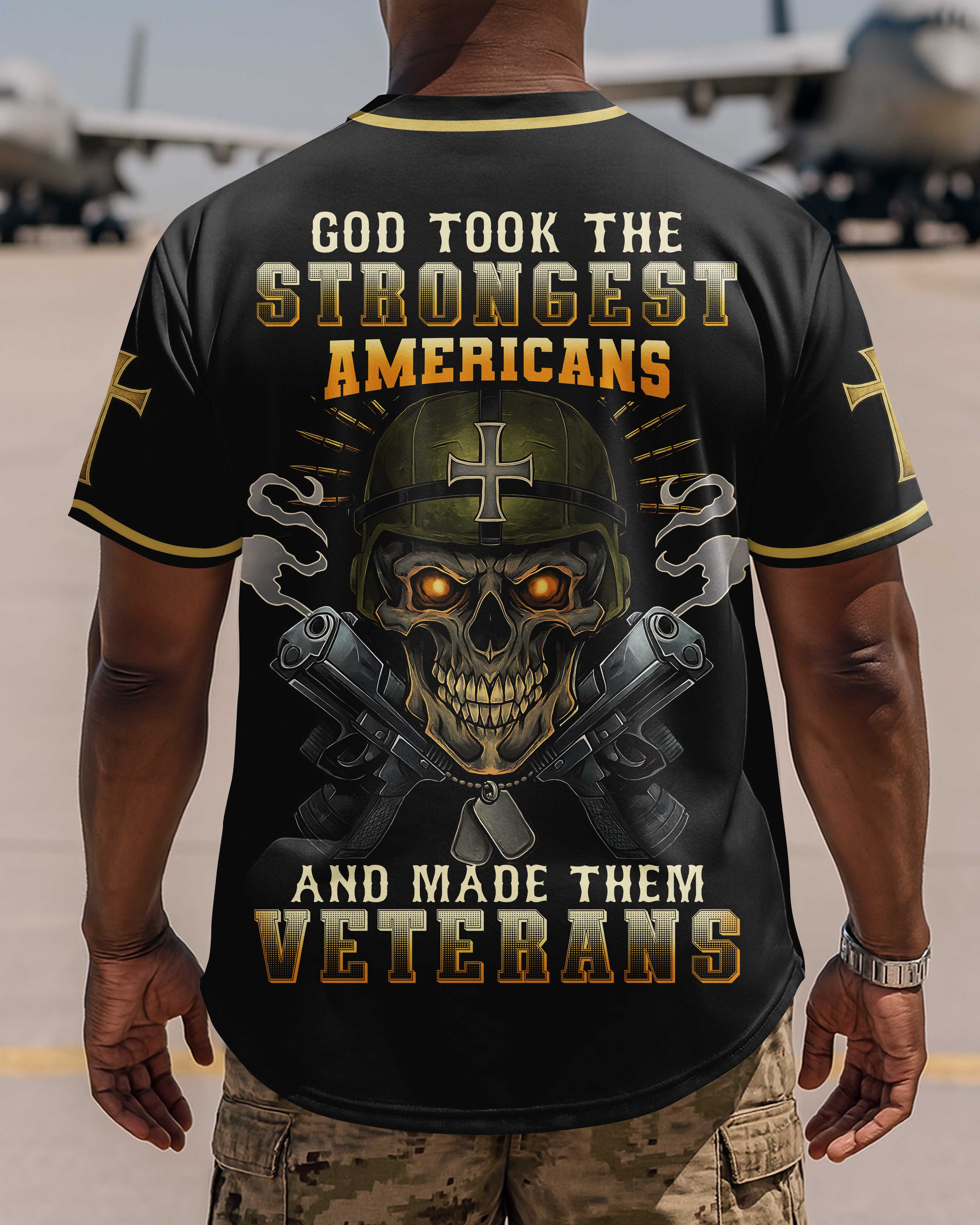 God Took The Strongest Americans And Made Them Veterans T-Shirt
