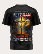 Proud To Be A Veteran All Over Print T-Shirt