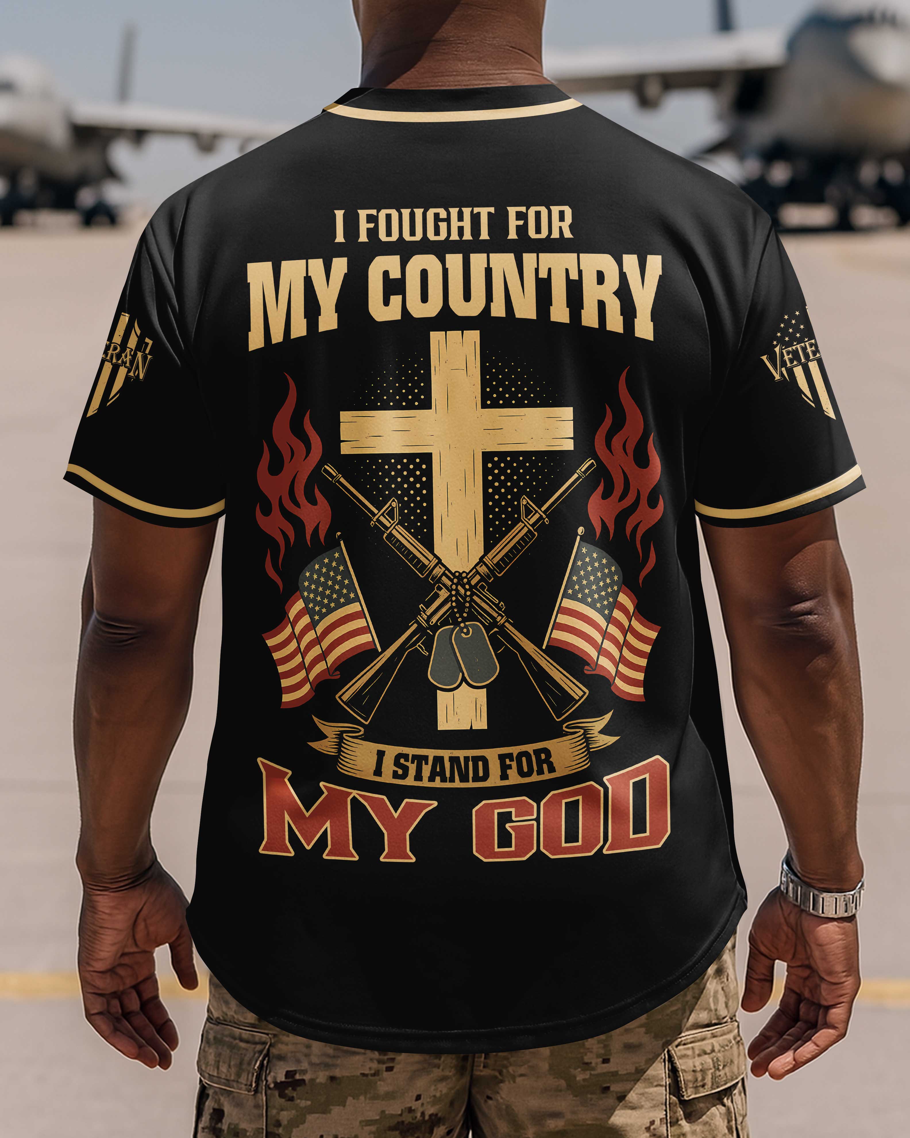 I Fought For My Country I Stand For My God T-Shirt