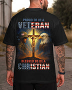 Proud To Be A Veteran All Over Print T-Shirt