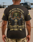 The Devil Whispered You Can't Withstand The Storm T-Shirt