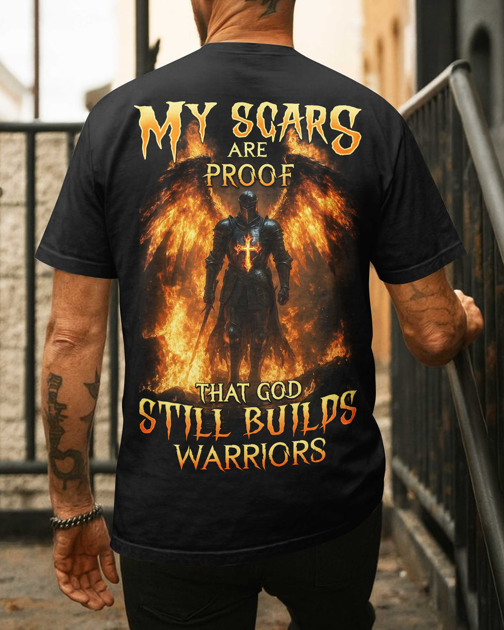 My Scars Are Proof That God Still Builds Warriors T-Shirt