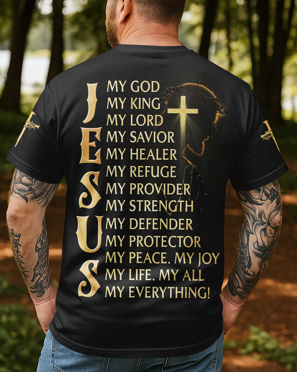 Jesus Is All Over Print T-Shirt