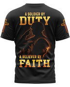 A Soldier By Duty All Over Print T-Shirt