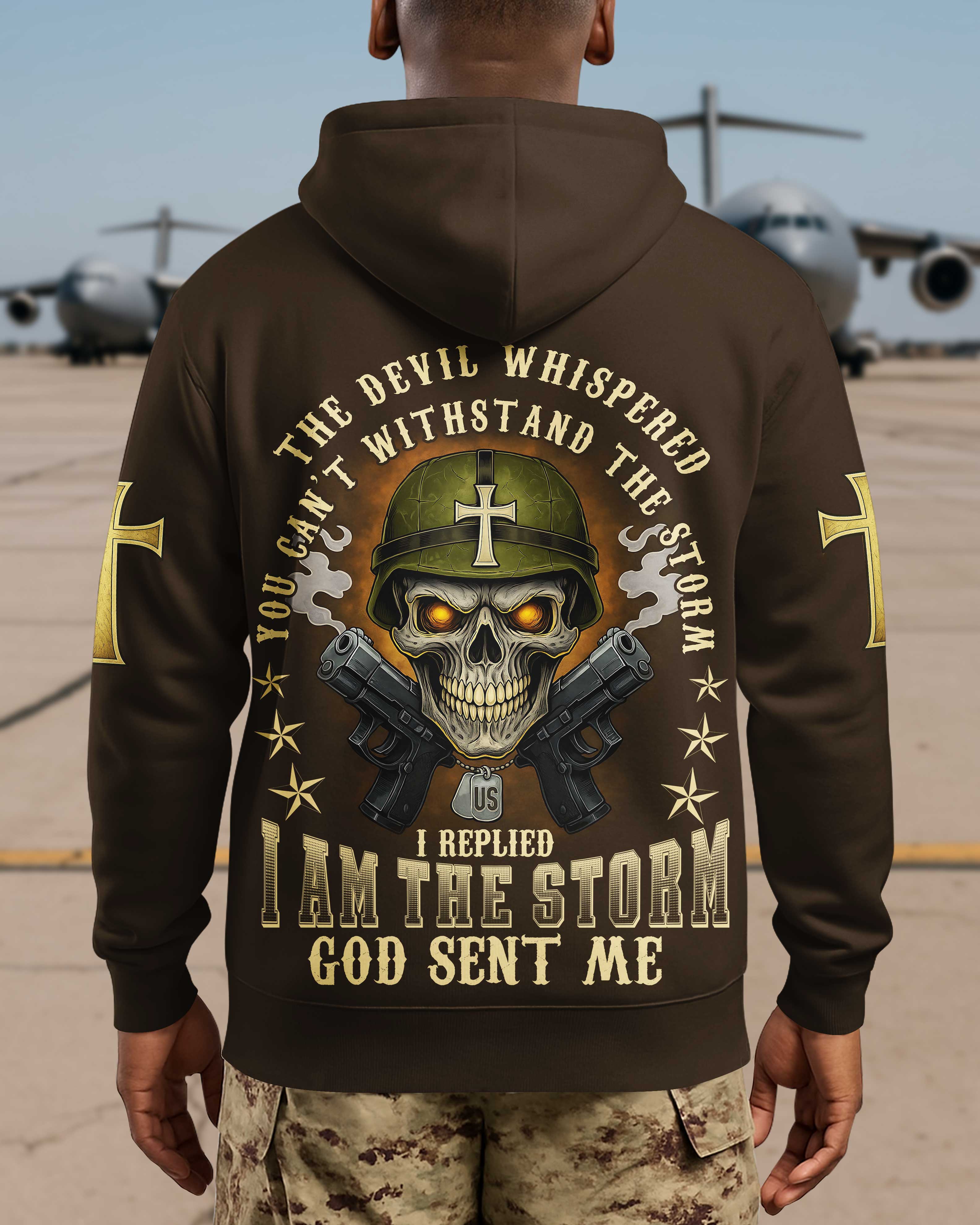 The Devil Whispered You Can't Withstand The Storm T-Shirt