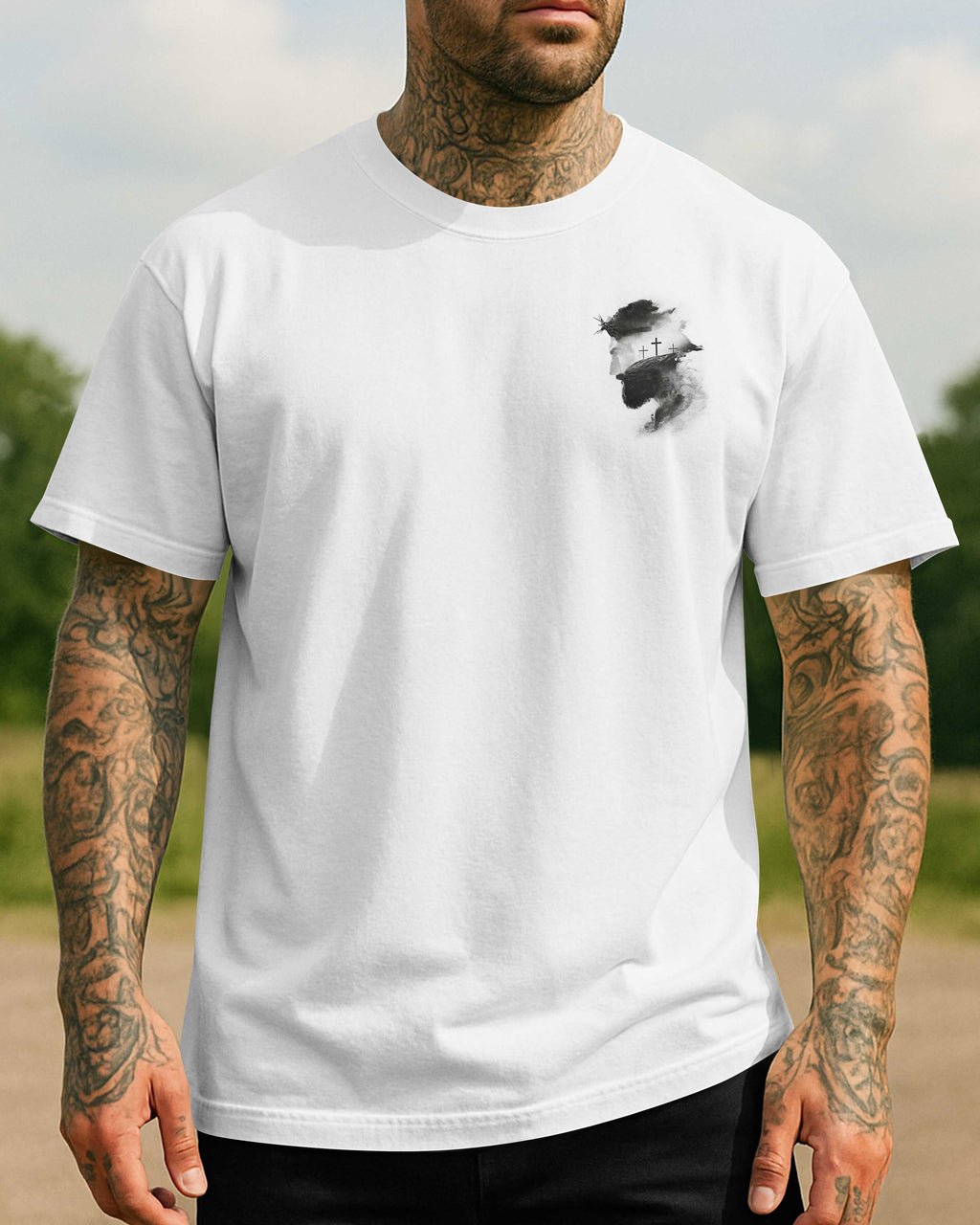 Some Men Wear Armor I Wear The Blood Of Christ T-Shirt
