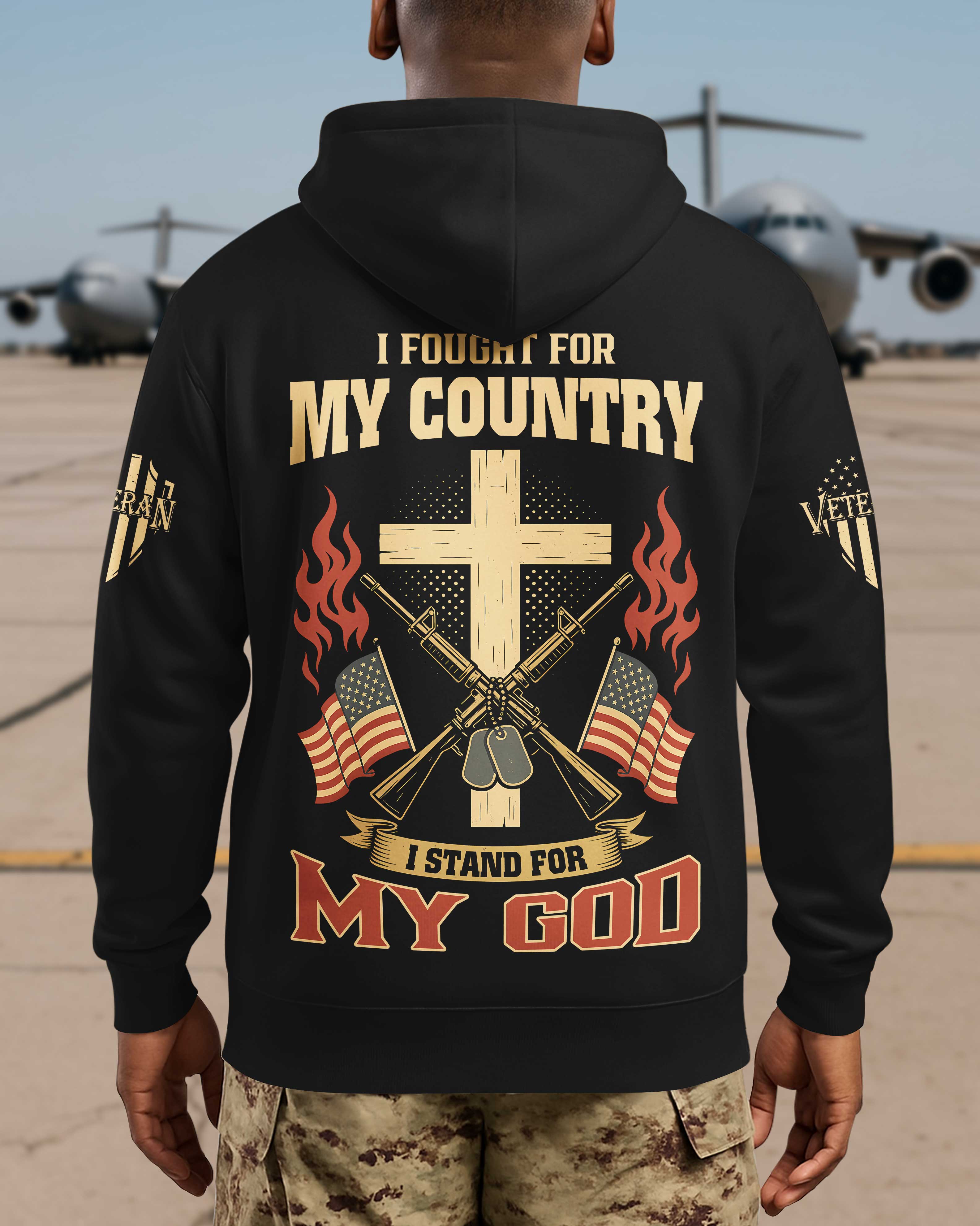 I Fought For My Country I Stand For My God T-Shirt