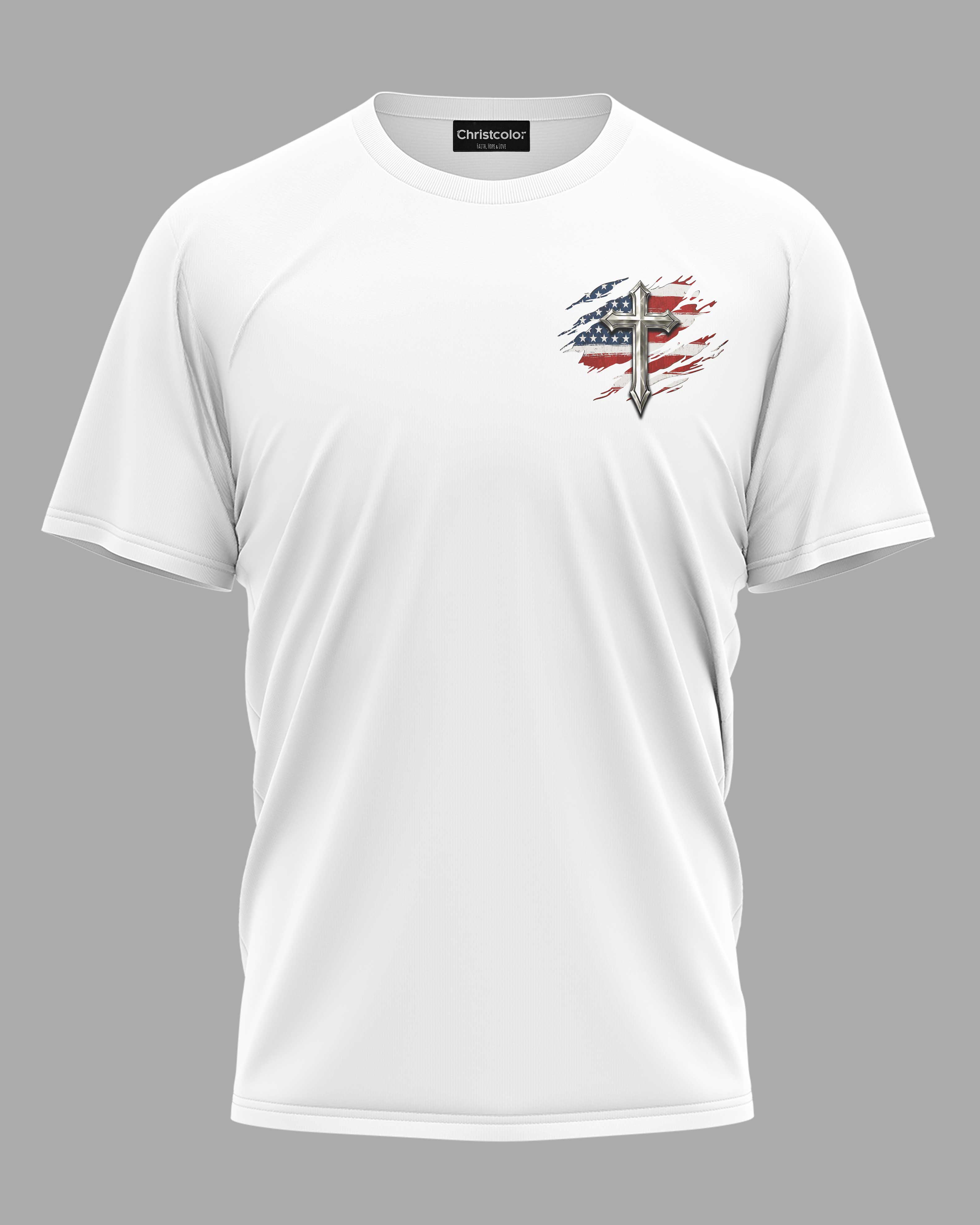 American By Birth Christian By The Grace Of God T-Shirt
