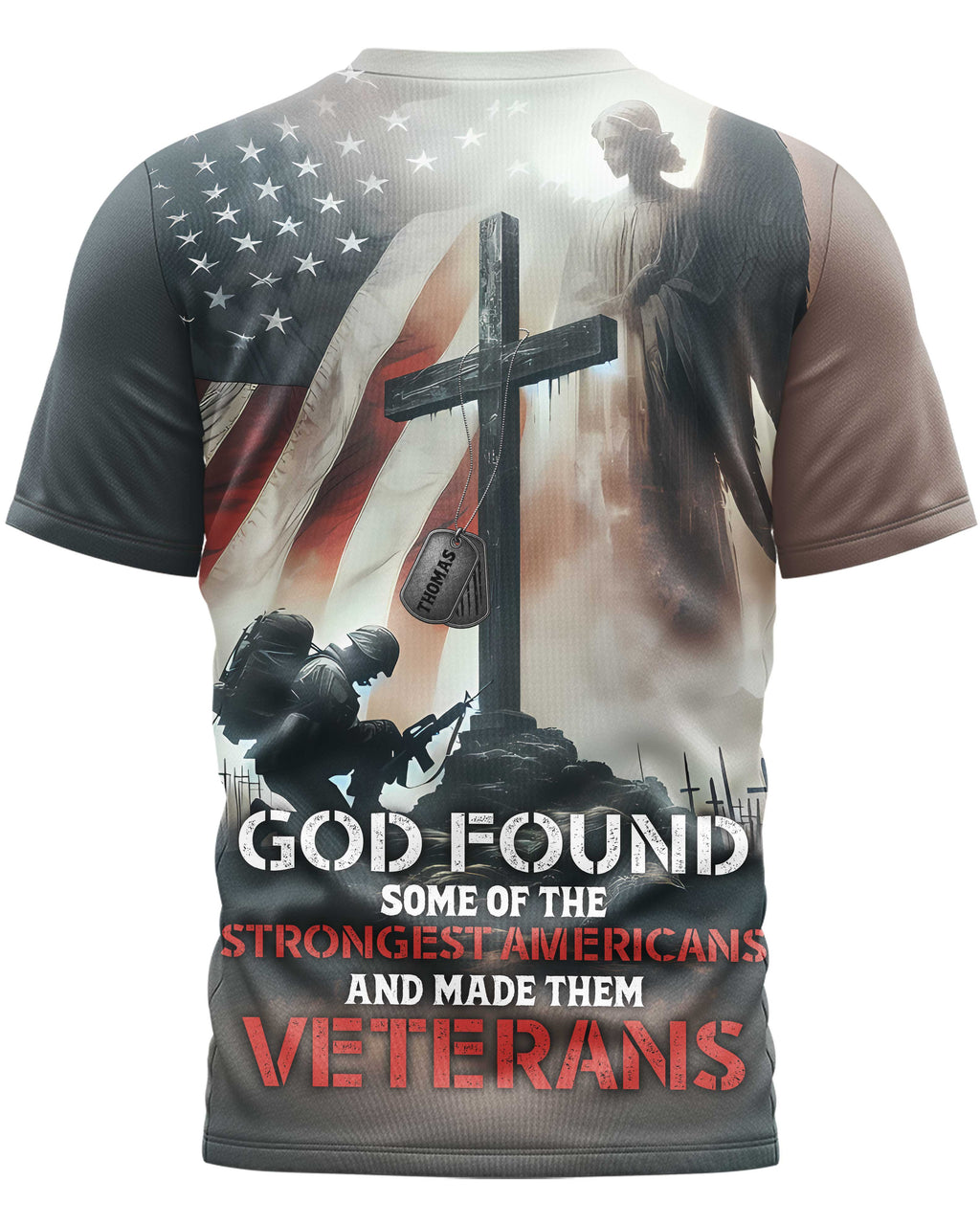 God Found Some Of The Strongest Americans T-Shirt