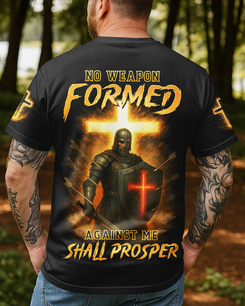 No Weapon Formed Against Me Shall Prosper T-Shirt