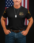 Once A Marine By Duty Forever A Warrior Of Christ By Faith T-Shirt