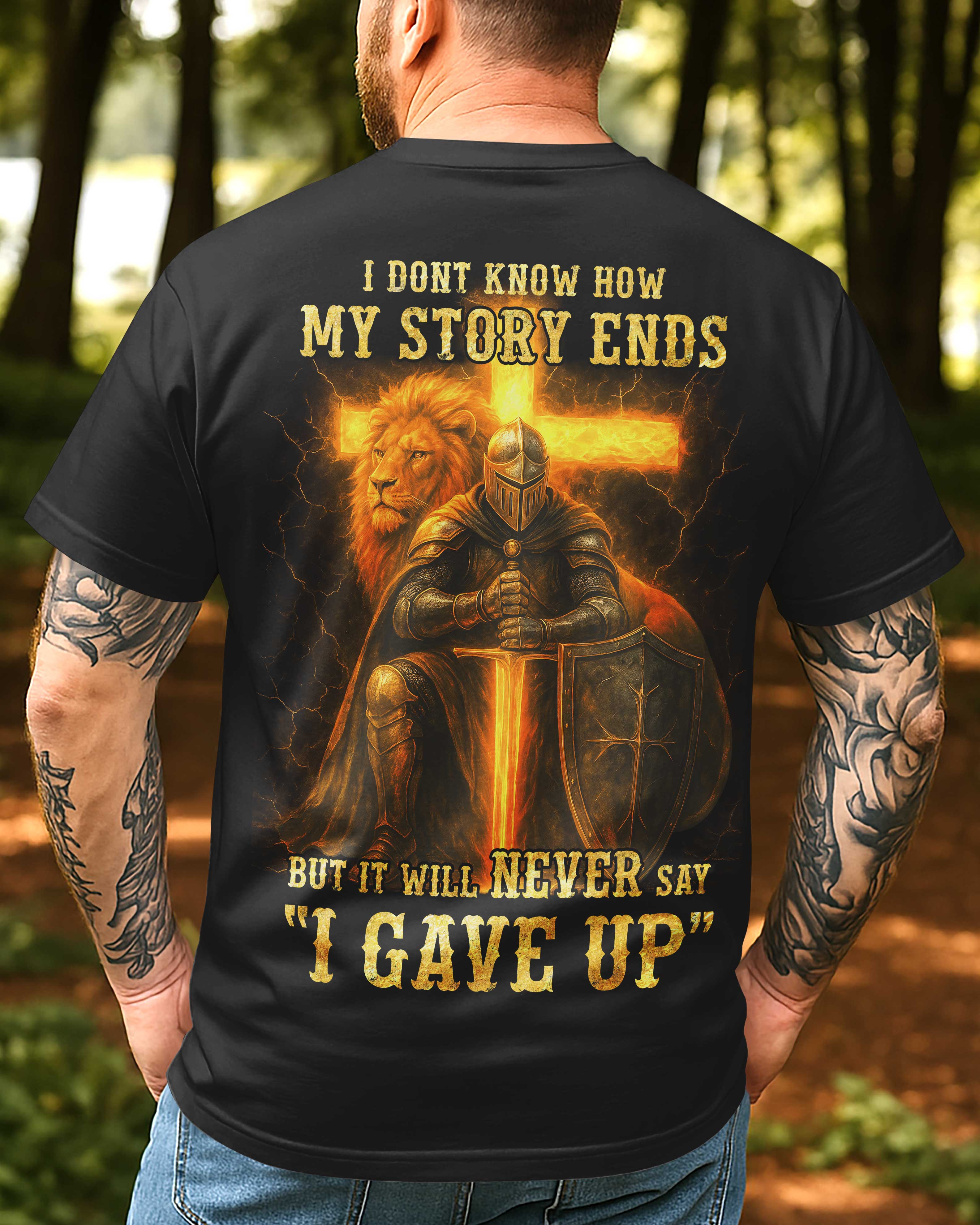 I Dont Know How My Story Ends All Over Print T-Shirt