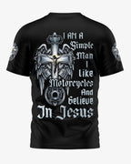I Am A Simple Man All Over Print T-Shirt