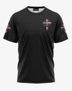 Stand For The Flag Kneel For The Cross All Over Print T-Shirt