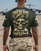 Blessed Be The Lord My Rock Who Trains My Hands For War T-Shirt