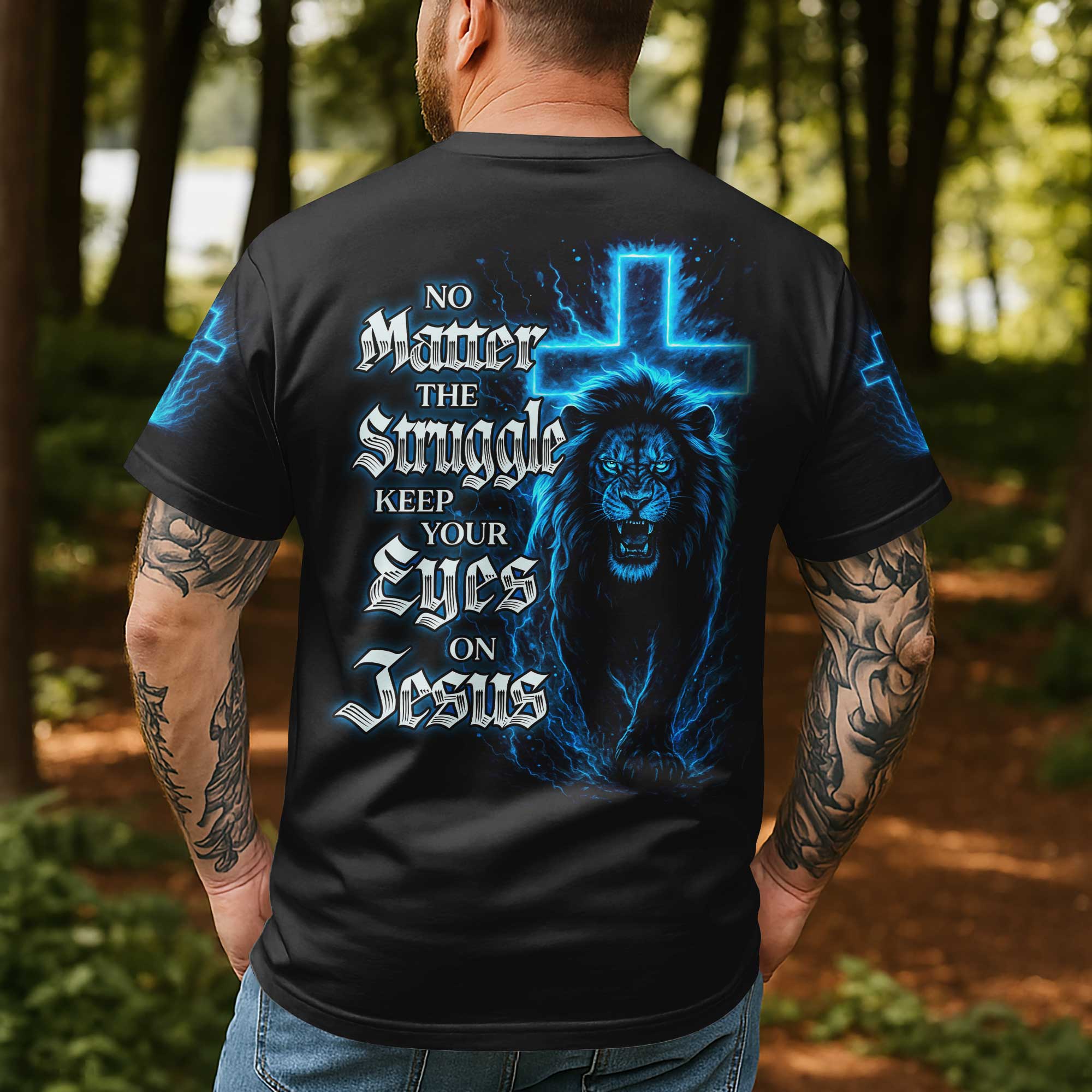 No Matter The Struggle All Over Print T-Shirt