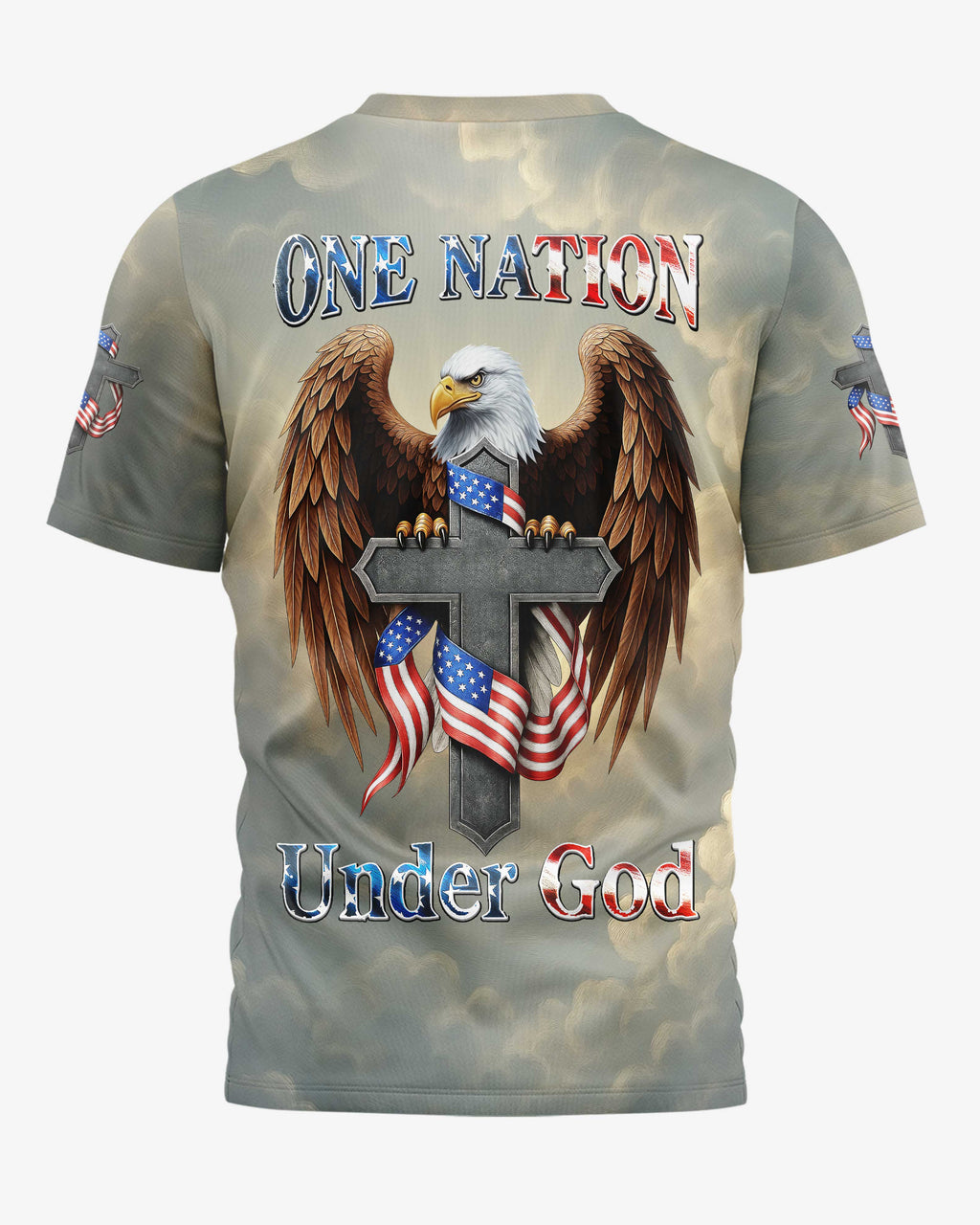 One Nation Under God All Over Print T-Shirt