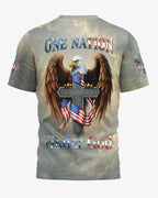 One Nation Under God All Over Print T-Shirt