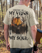 Hunting In My Veins Faith In My Soul All Over Print Custom Name T-Shirt
