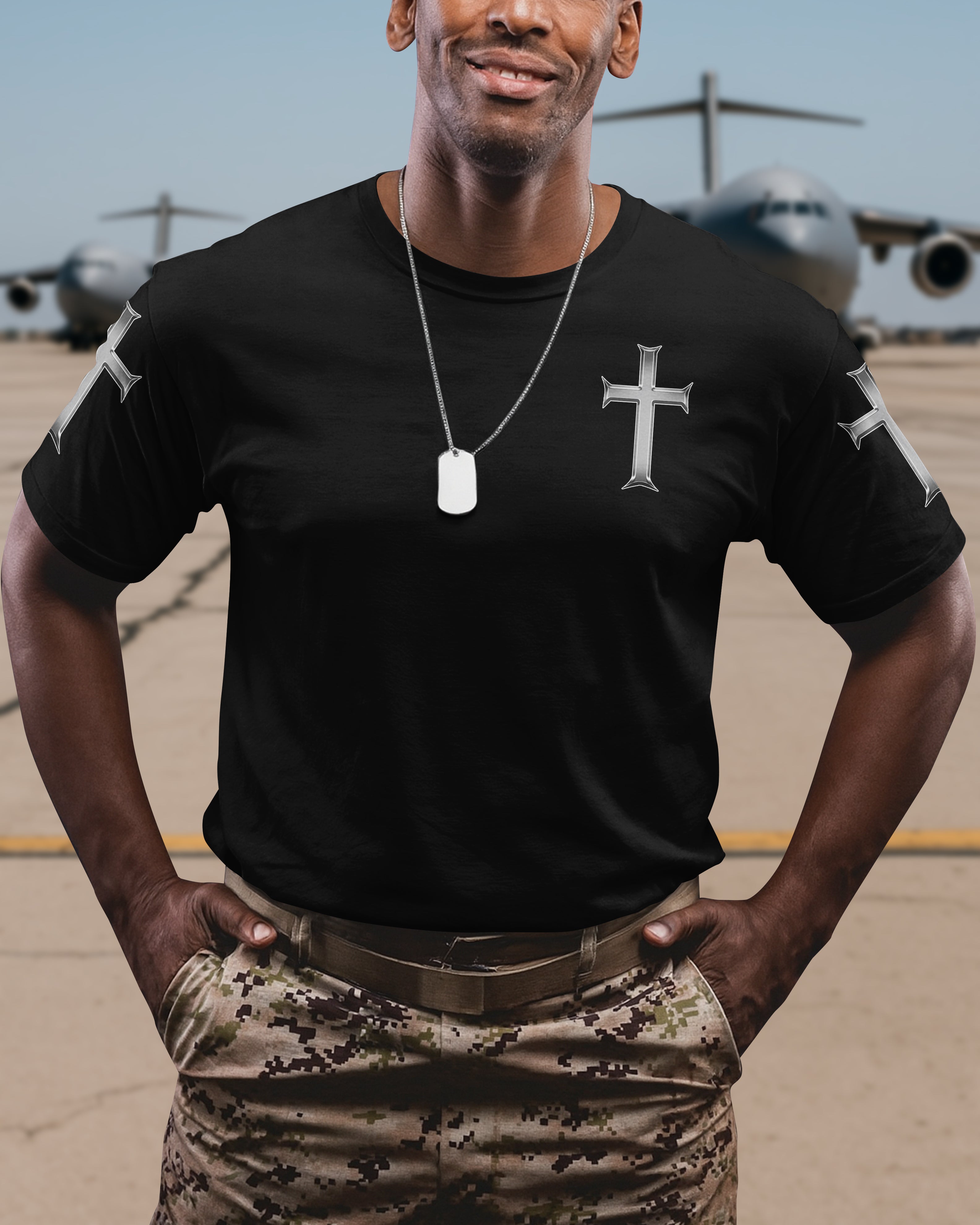 Trained By The Corps Redeemed By The Cross T-Shirt