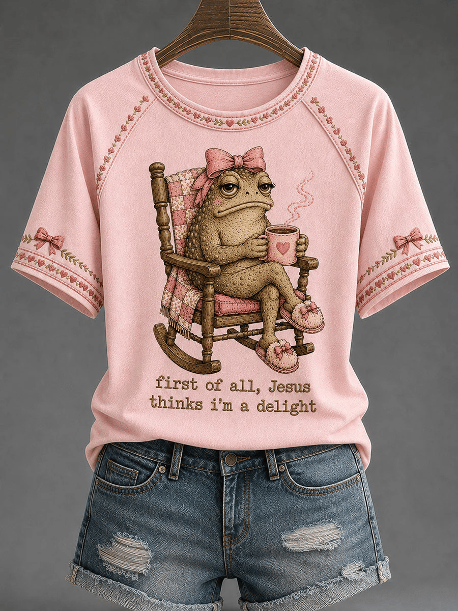Women's Jesus Thinks I'm A Delight  T-Shirts