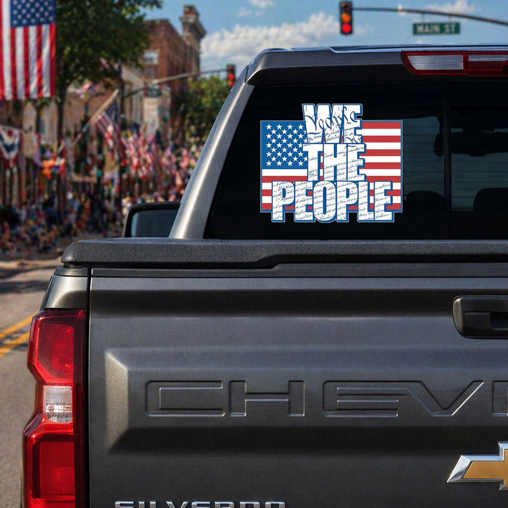 We the People 250th Anniversary Decal – USA Flag, 1776-2026 Sticker