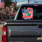 USA Flag Liberty Statue 250th Anniversary Decal Sticker 1776-2026