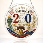 Amerika 250. Jubiläum Acryl Puzzle Sonnenfänger Ornament