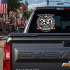 250th Anniversary Decal United States Of America Eagle Patriotic Car Decal