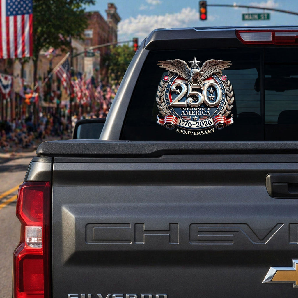 🔥 LIMITED TIME OFFER – 250th Anniversary Faith Freedom Patriotic Decal