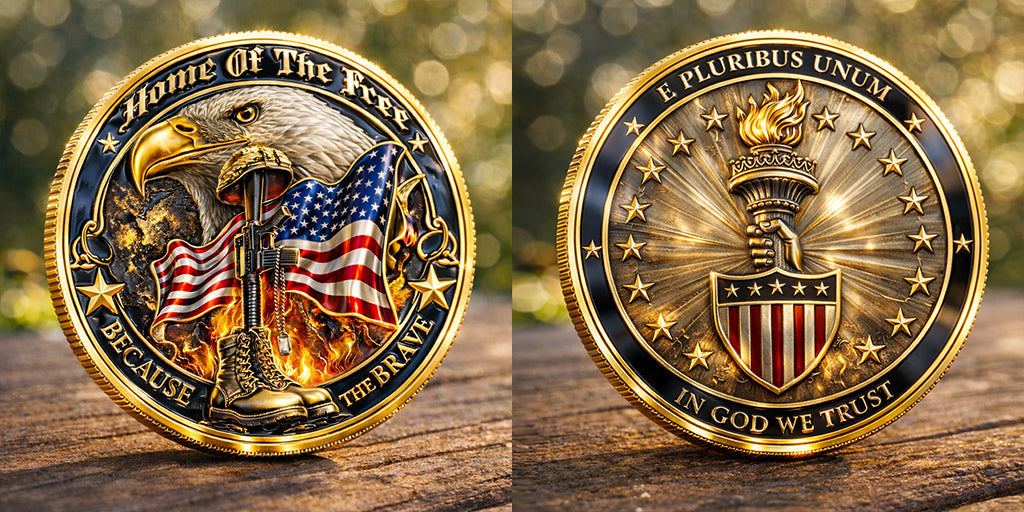 Amerikanische Freiheits-Challenge Coin