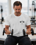Barbell Cross Design T-Shirt