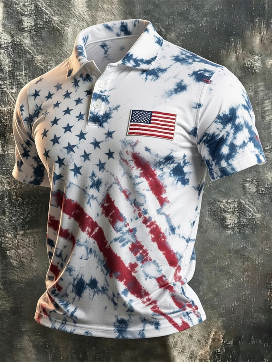 Men's America Anniversary Short-Sleeve Polo Shirt
