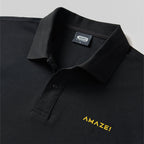 AMAZE! Geek Embroidered Polo Shirt