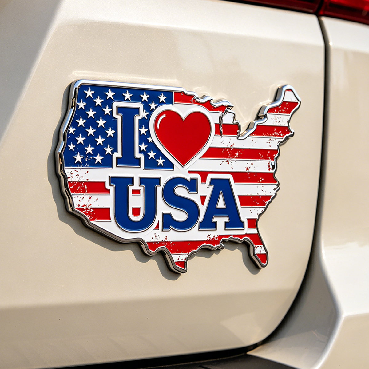 Célébration du 250e anniversaire des États-Unis, autocollants de badge de voiture Patriot