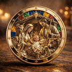 ⚡️Dernier Jour - 60% de réduction - Pièce Nativité Gloire à Dieu