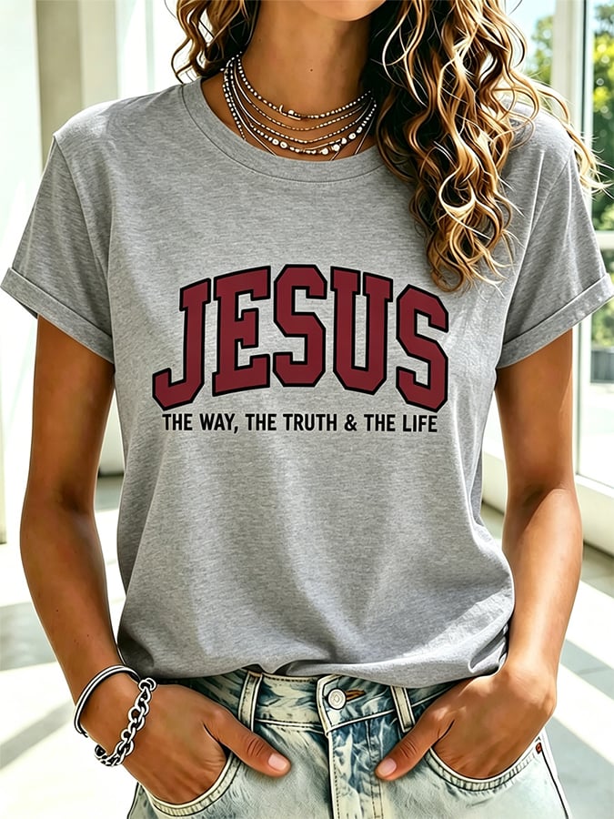 Women's  Faith  Printing  Top