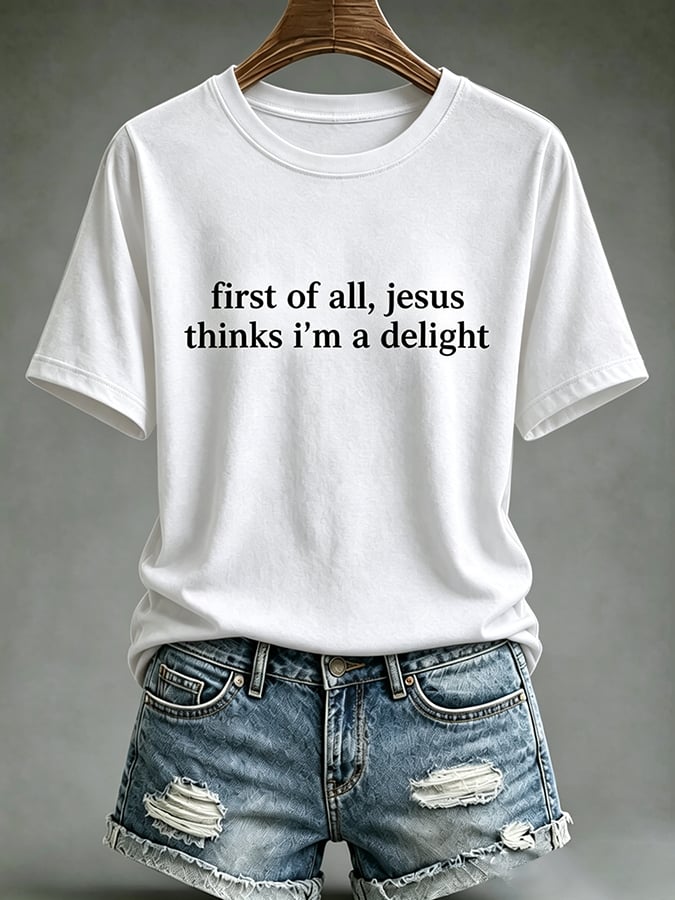 Women's  Faith Cross  Jesus The Way, The Truth & The Life Print Top