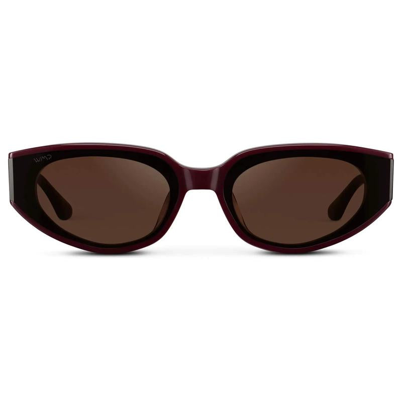 Lunettes de soleil œil-de-chat à verres plats modernes – Monture noire fine et affirmée