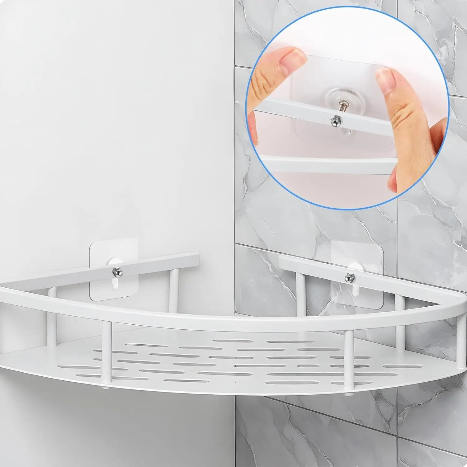 40-Piece Self-Adhesive Wall Frame Hooks