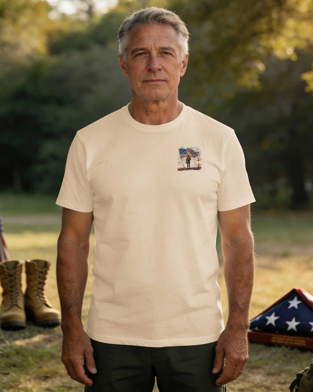 I Fought For This Land I Stand On God's Truth I Build What Outlives Me T-Shirt