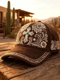 Unisex-Western-Retro-Print-Hüte
