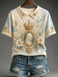 Women's  Assumption of Mary Print T-Shirt