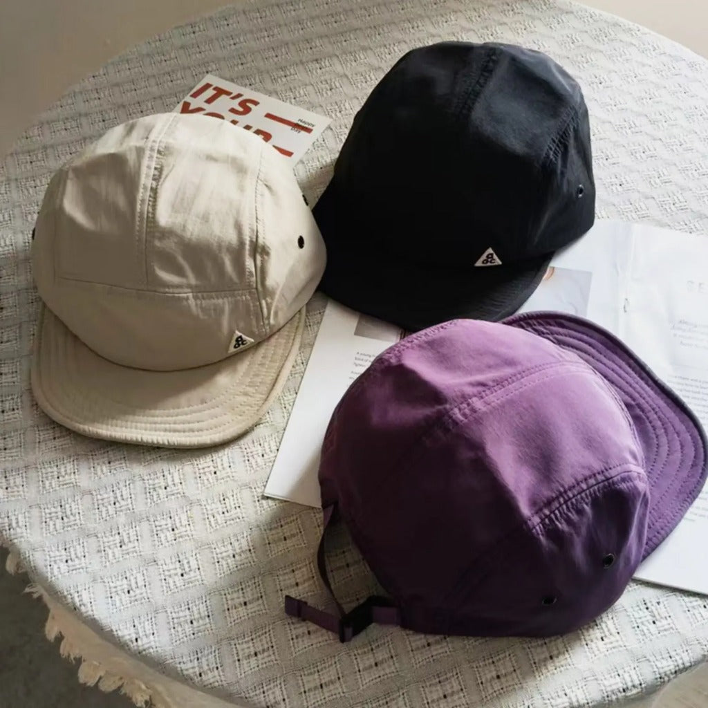 Casquette 5 panneaux de style urbain japonais vintage