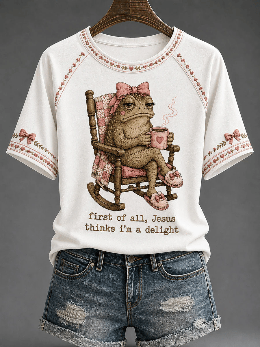 Women's Jesus Thinks I'm A Delight  T-Shirts