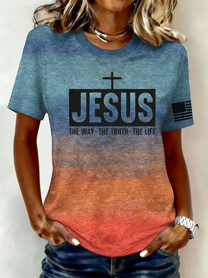 WWomen's Faith Print T-shirt