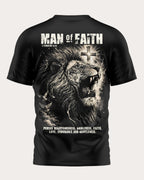 Man Of Faith, 1 Timothy 6:11, Pursue Righteousness, Godliness, Faith, Love, Endurance And Gentleness. T-Shirt