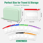 A8 Large Waterproof Travel Pill Organizer Set